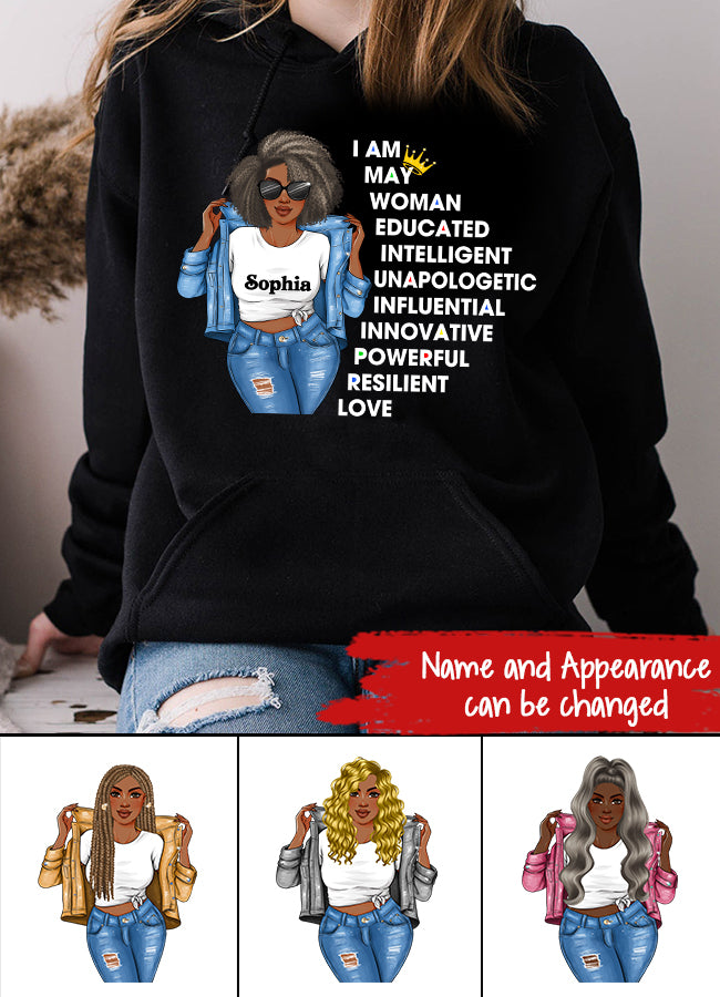 May Birthday Shirt, Custom Birthday Shirt, Queens Born In  May, May Birthday Gifts,  May Birthday Gifts