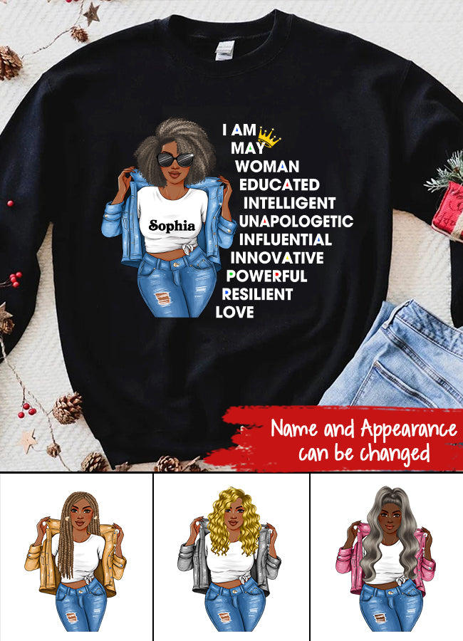 May Birthday Shirt, Custom Birthday Shirt, Queens Born In  May, May Birthday Gifts,  May Birthday Gifts