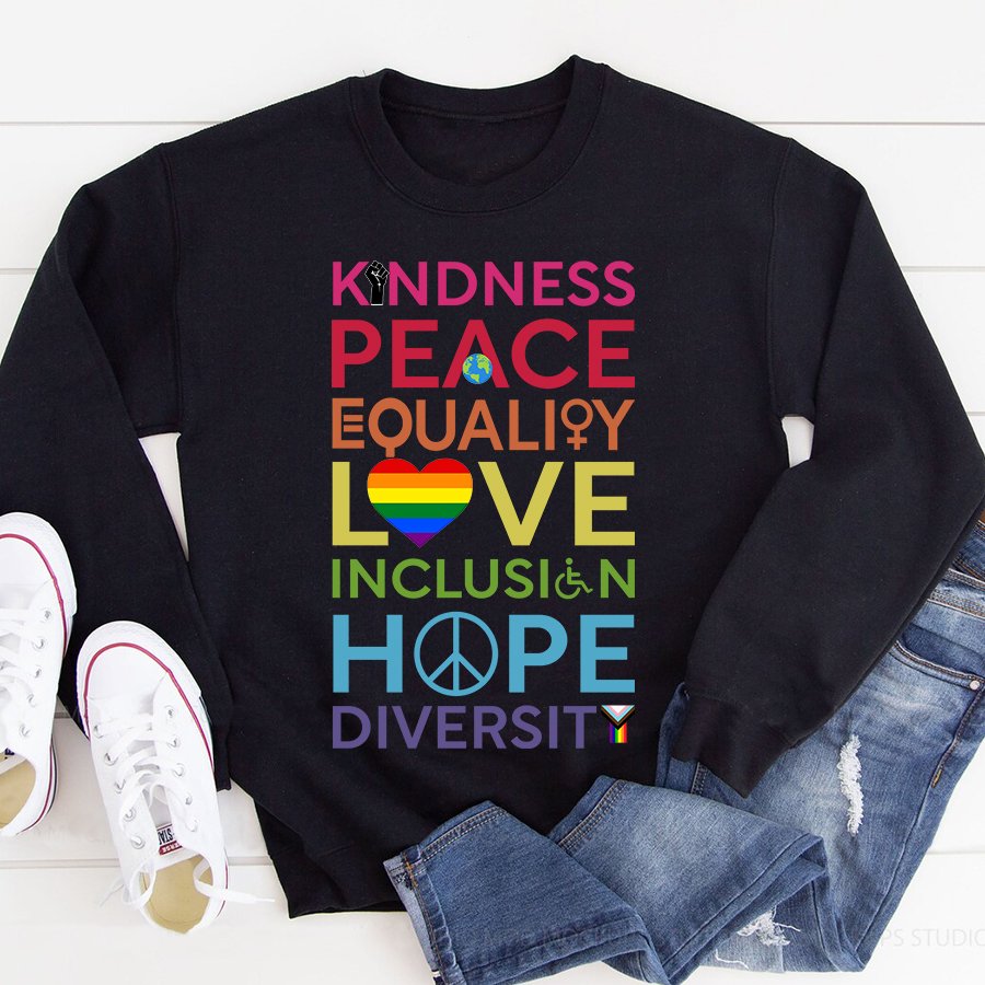 LGBT Shirts, Lgbt Ally Shirt, Rainbow Pride Shirt, Funny LGBT Shirts, Hippie Lover LGBT Shirts Unisex Cotton T Shirt