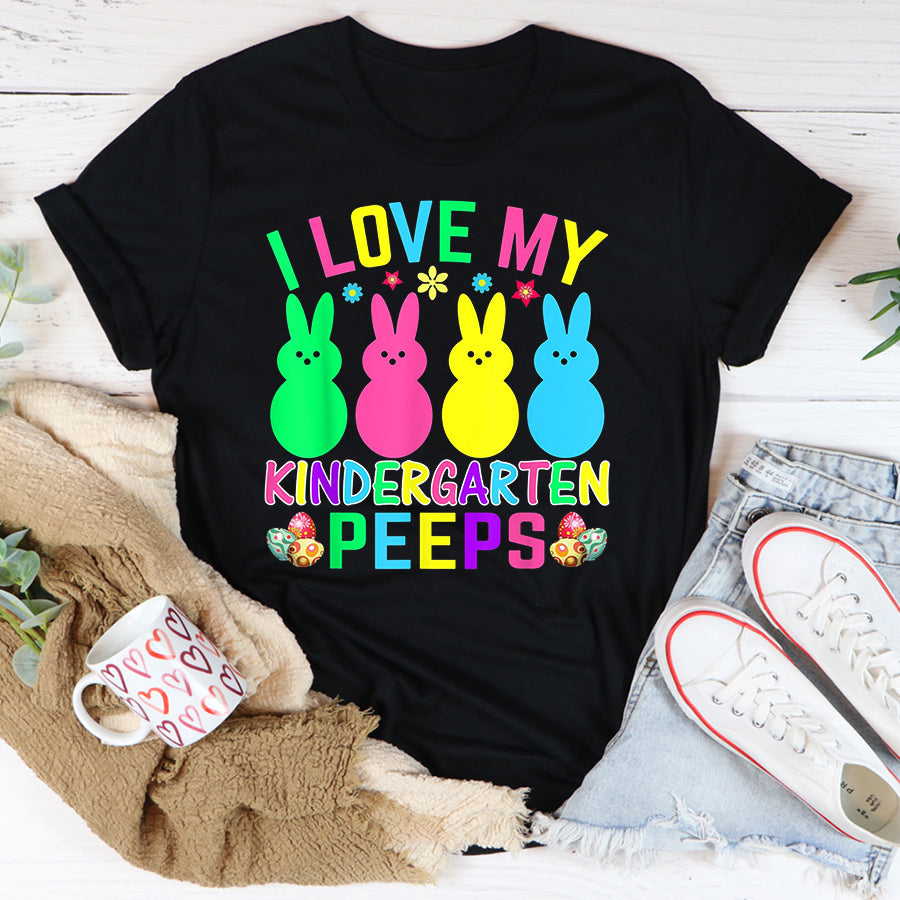 Easter Shirt Teaching My Favorite Peeps Easter Day Funny Teacher Presents T-Shirt Funny Easter Gift