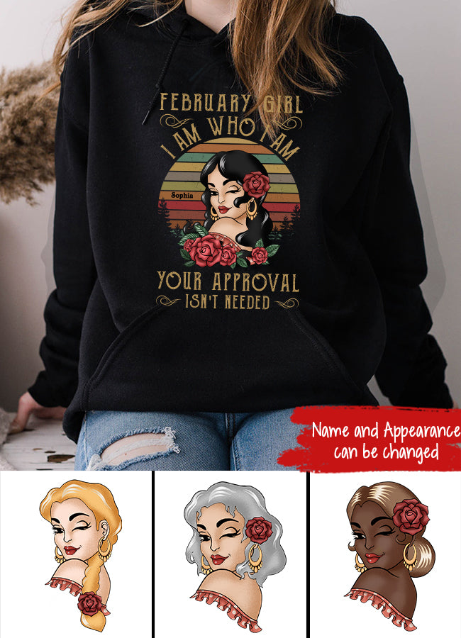 February Birthday Shirt, Custom Birthday Shirt, Queens Born In February, February Birthday Shirts For Woman, February Birthday Gifts