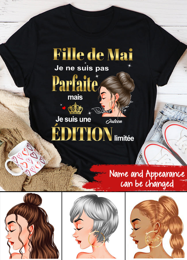 Chemise D&#39;anniversaire De Mai, Chemise D&#39;anniversaire Personnalisée, Reines Nées En Mai, Cadeaux D&#39;anniversaire De Mai, Chemises De Mai Pour Les Femmes