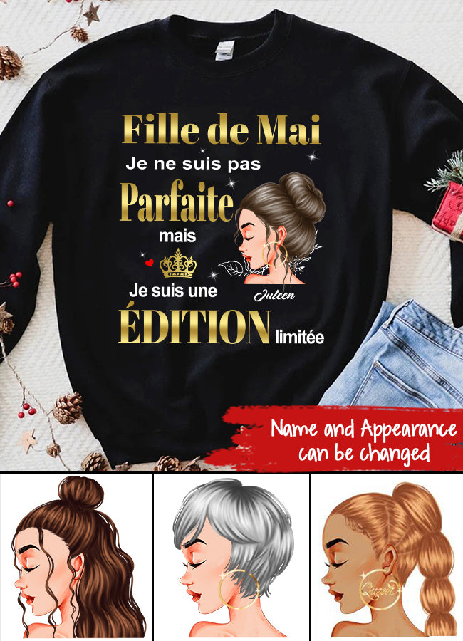 Chemise D&#39;anniversaire De Mai, Chemise D&#39;anniversaire Personnalisée, Reines Nées En Mai, Cadeaux D&#39;anniversaire De Mai, Chemises De Mai Pour Les Femmes