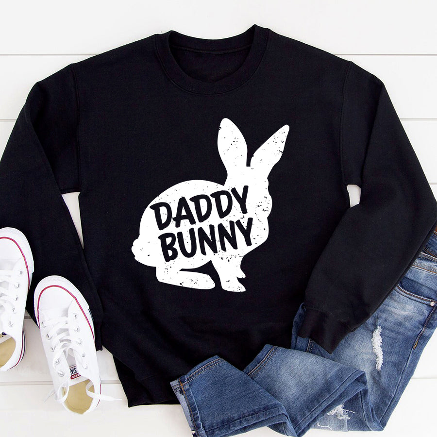 Easter Shirt Daddy Dad Bunny Matching Group Funny Family Easter T-Shirt Funny Easter Gift For Men