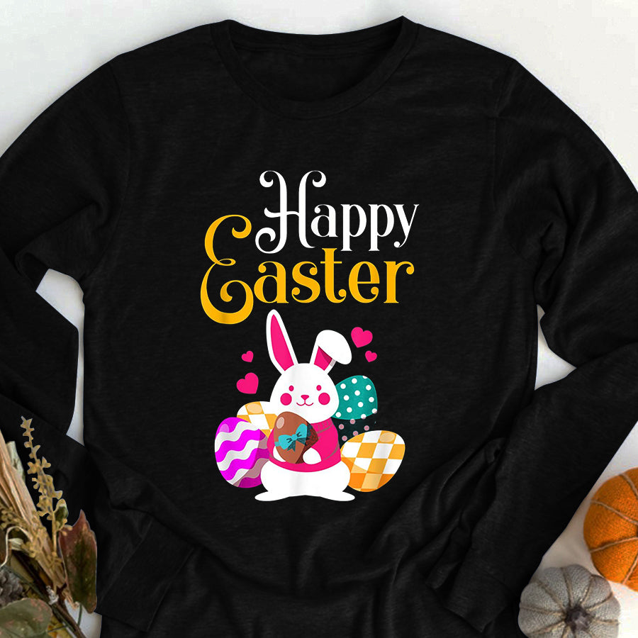 Easter Shirt Happy Easter T-Shirt Funny Easter Gift For Girls and Women