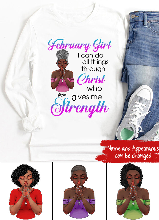 February Birthday Shirt, Custom Birthday Shirt, Queens Born In February, February Birthday Gifts, February shirts for Woman