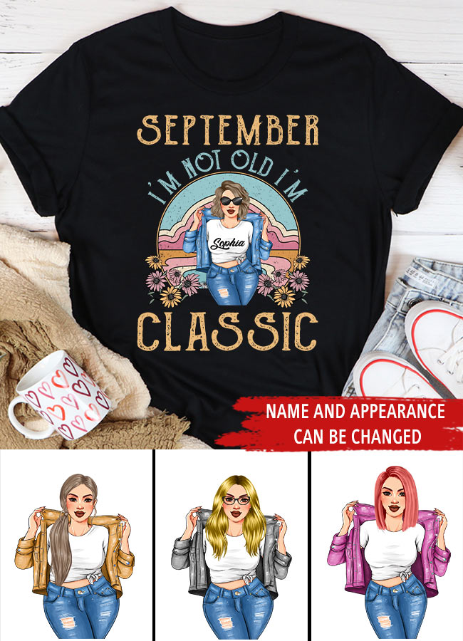 September Birthday Shirt, Custom Birthday Shirt, Queens are Born In September, September Birthday Shirts For Woman, September Birthday Gifts