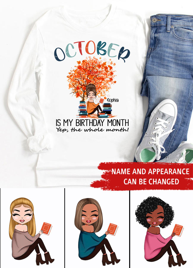 October Birthday Shirt, Custom Birthday Shirt, Queens are Born In October, October Birthday Shirts For Woman, October Birthday Gifts