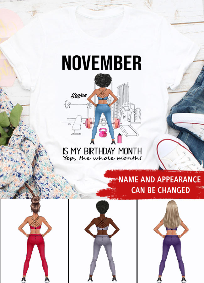 November Birthday Shirt, Custom Birthday Shirt, Queens are Born In November , November  Birthday Shirts For Woman, November Birthday Gifts