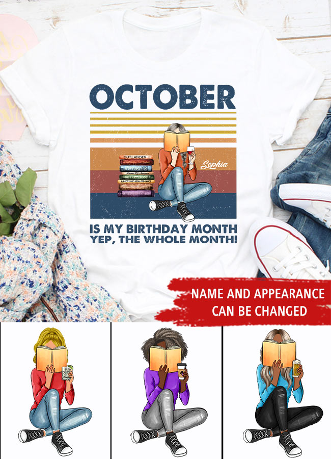 October Birthday Shirt, Custom Birthday Shirt, Queens are Born In October, October Birthday Shirts For Woman, October Birthday Gifts