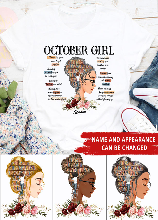 October Birthday Shirt, Custom Birthday Shirt, Queens are Born In October, October Birthday Shirts For Woman, October Birthday Gifts