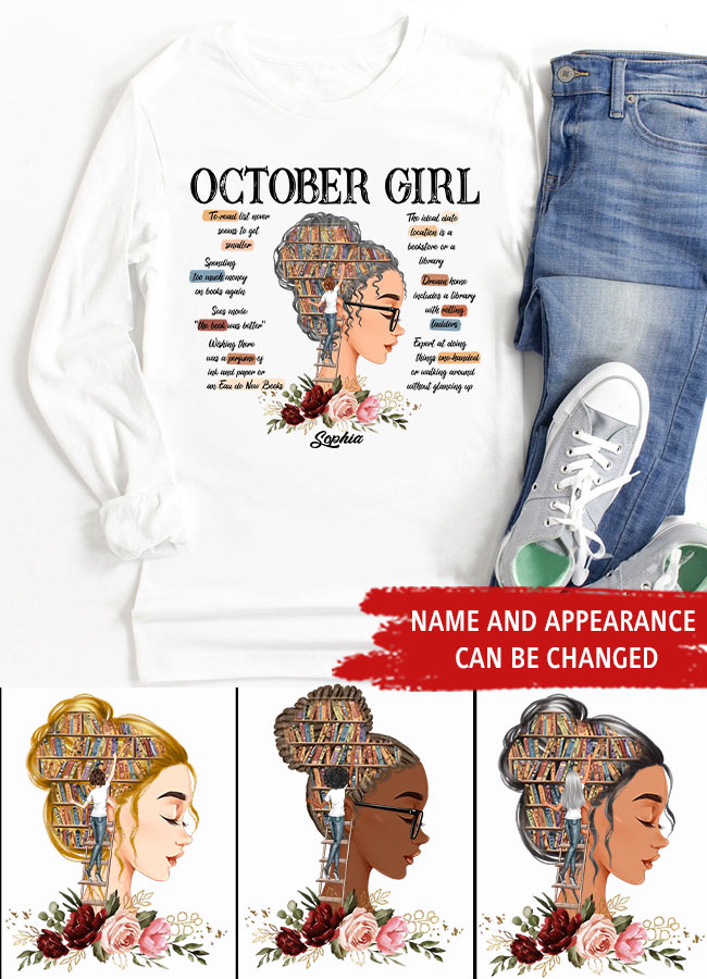 October Birthday Shirt, Custom Birthday Shirt, Queens are Born In October, October Birthday Shirts For Woman, October Birthday Gifts