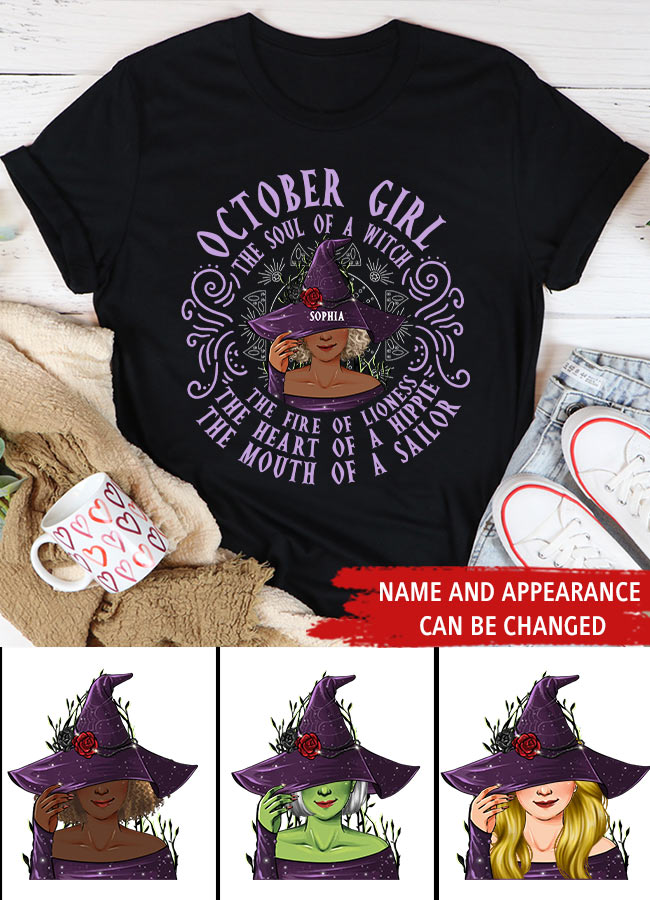 October Birthday Shirt, Custom Birthday Shirt, Queens Born In October, October Birthday Shirts For Woman, October Birthday Gifts