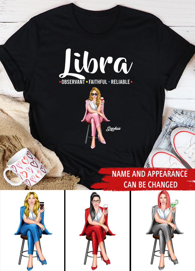 Custom Birthday Shirt, Libra Zodiac t shirt, Libra Birthday shirt, Libra t shirts for ladies, Libra queen t shirt, Libra Queen Birthday shirt