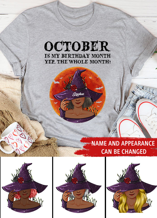 October Birthday Shirt, Custom Birthday Shirt, Queens are Born In October, October Birthday Shirts For Woman, October Birthday Gifts