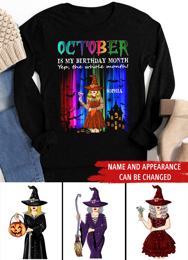 Custom Birthday Shirt, Queens Are Born In October, October Birthday Shirts For Woman, October Birthday Gifts