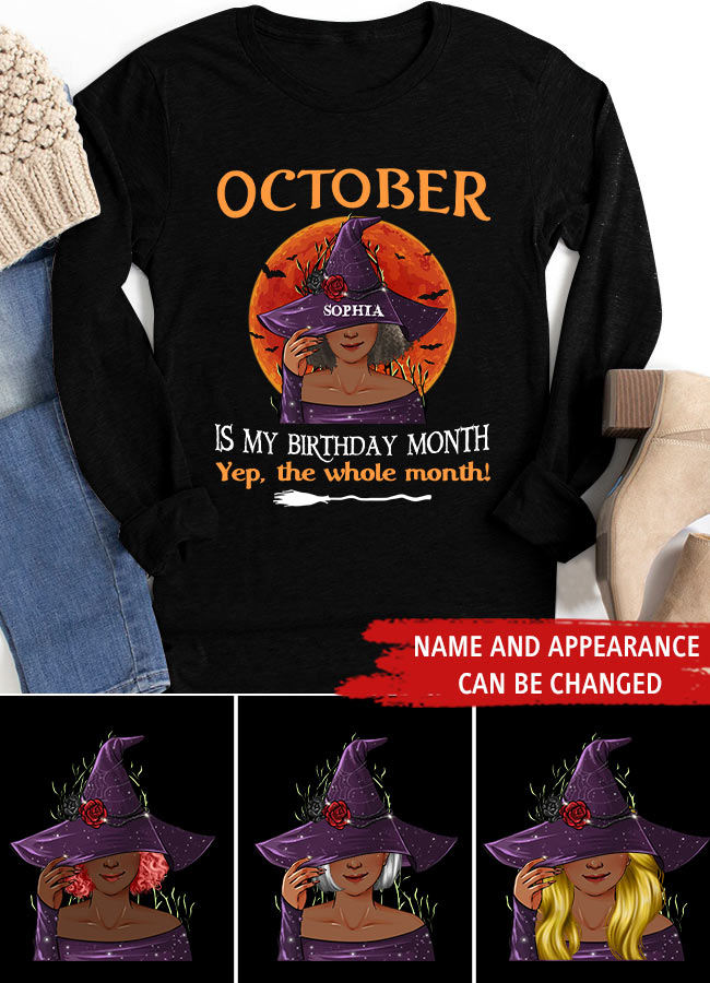 October Birthday Shirt, Custom Birthday Shirt, Queens Born In October, October Birthday Shirts For Woman, October Birthday Gifts