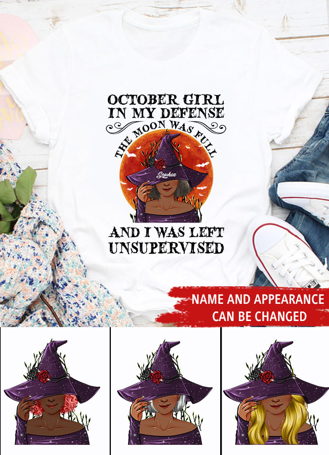 October Birthday Shirt, Custom Birthday Shirt, Queens are Born In October, October Birthday Shirts For Woman, October Birthday Gifts, Personalized Halloween, Custom halloween shirts, Personalized Halloween Gifts