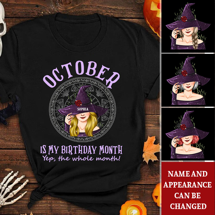 October Birthday Shirt, Custom Birthday Shirt, Queens Born In October, October Birthday Shirts For Woman, October Birthday Gifts