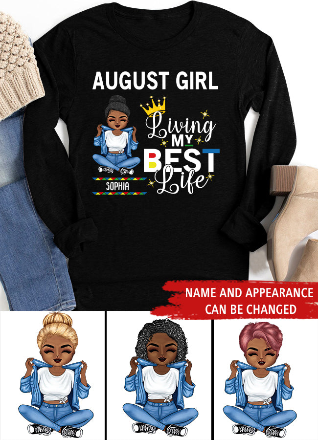 August Birthday Shirt, Custom Birthday Shirt, Queens are Born In August, August Birthday Shirts For Woman, August Birthday Gifts