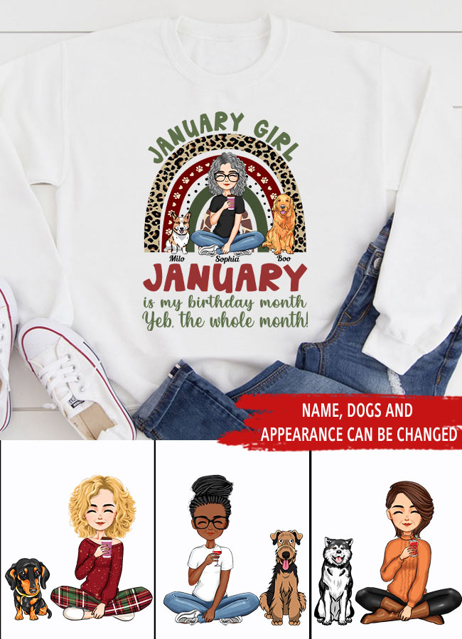 January Birthday Shirt, Custom Birthday Shirt, Queens was Born In January, January Birthday Shirts For Woman, January Birthday Gifts