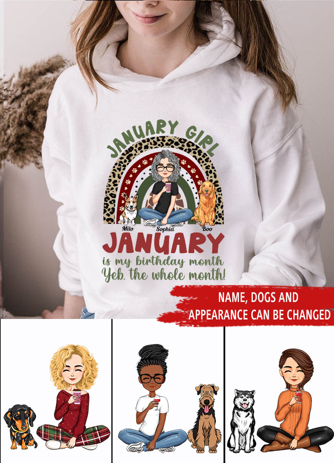 January Birthday Shirt, Custom Birthday Shirt, Queens was Born In January, January Birthday Shirts For Woman, January Birthday Gifts