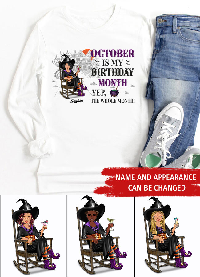 October Birthday Shirt, Custom Birthday Shirt, Queens are Born In October, October Birthday Shirts For Woman, October Birthday Gifts