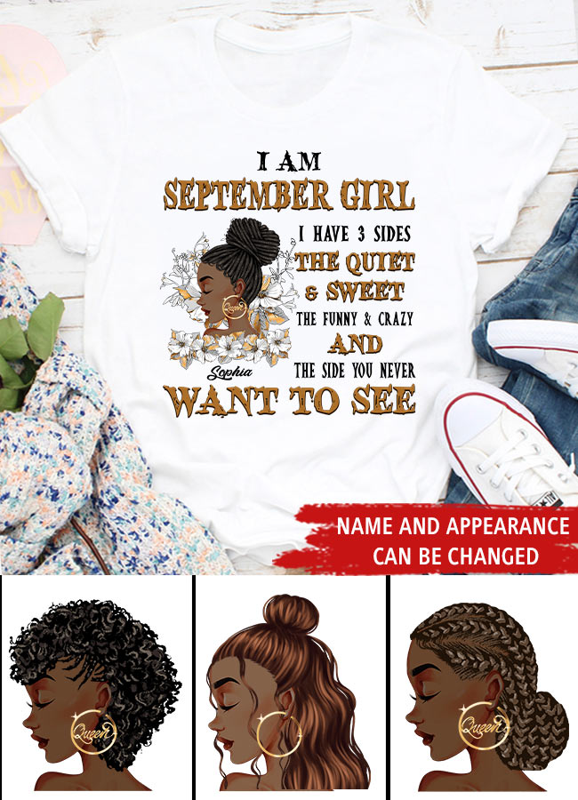September Birthday Shirt, Custom Birthday Shirt, September Birthday Shirts For Woman, September Birthday Gifts