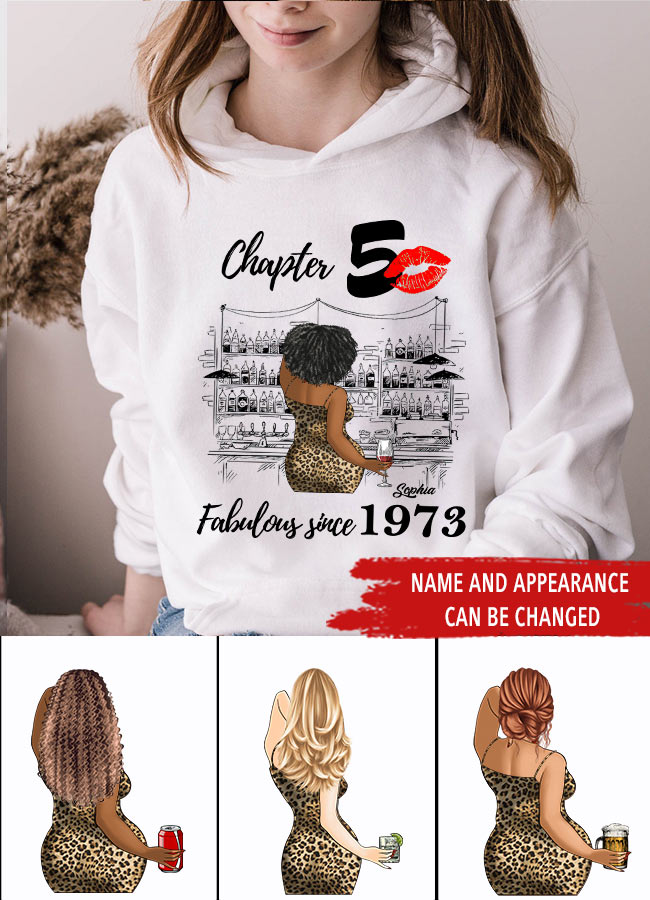 50th Birthday Shirts, Custom Birthday Shirts, Turning 50 Shirt, Gifts For Women Turning 50, 50 And Fabulous Shirt, 1973 Shirt, 50th Birthday Shirts For Her