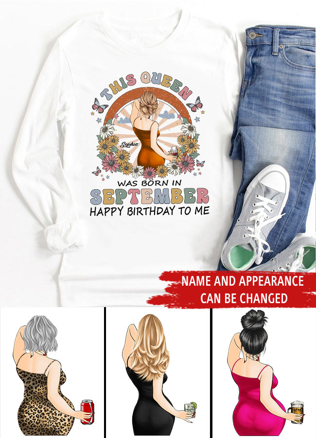 September Birthday Shirt, Custom Birthday Shirt, September Birthday Shirts For Woman, September Birthday Gifts