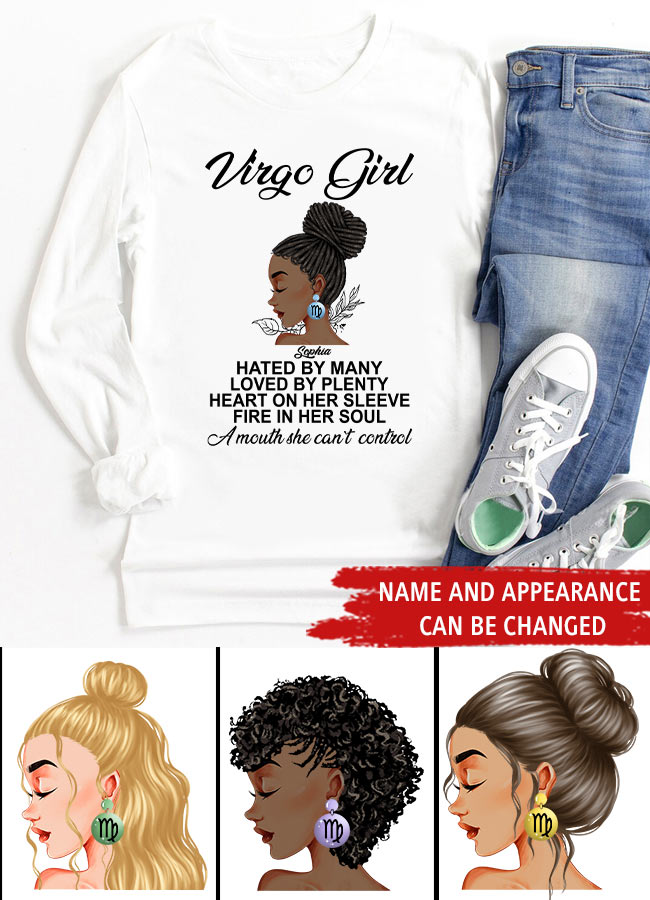 Custom Birthday Shirt, Virgo Zodiac t shirt, Virgo Birthday shirt, Virgo t shirts for ladies, Virgo queen t shirt, Virgo Queen Birthday shirt