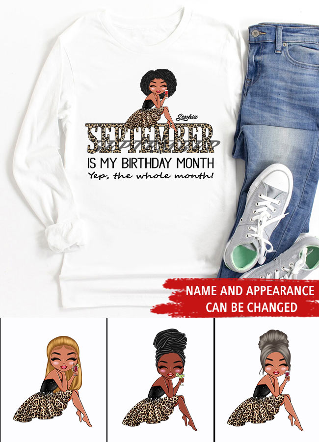 September Birthday Shirt, Custom Birthday Shirt, Queens are Born In September, September Birthday Shirts For Woman, September Birthday Gifts
