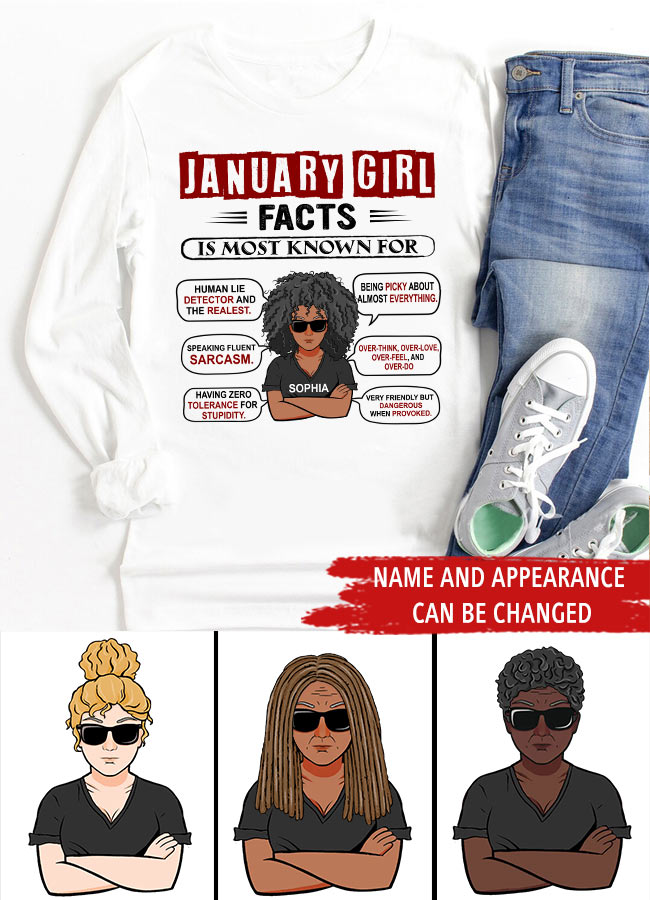 January Birthday Shirt, Custom Birthday Shirt, Queens Born In January, January Birthday Gifts, January Birthday Gifts