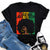 Juneteenth Shirt Celebrate Juneteenth Retro African Colors Womens Gift T-Shirt