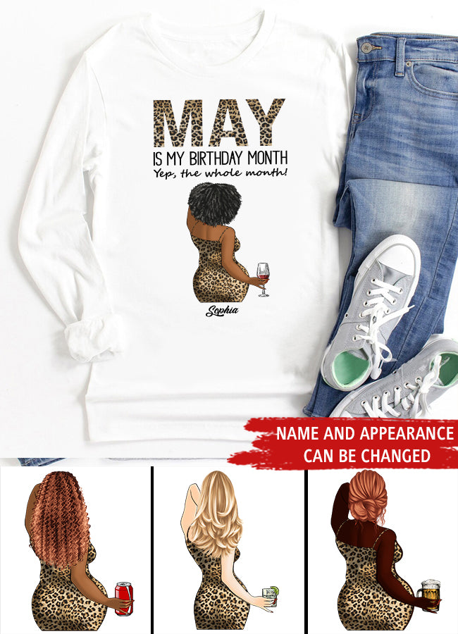 May Birthday Shirt, Custom Birthday Shirt, Queens Born In May, May Birthday Gifts, May Shirts For Woman