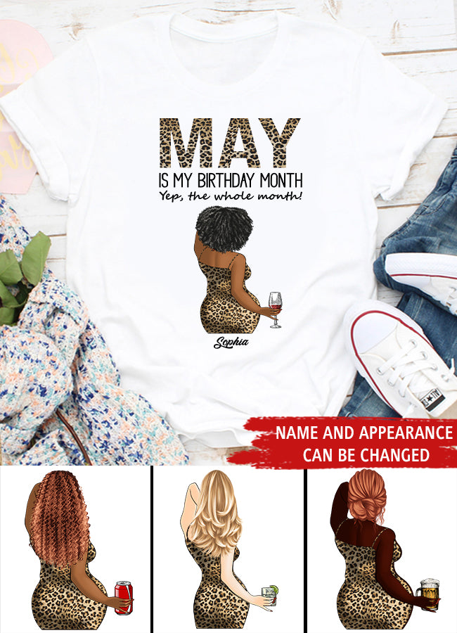 May Birthday Shirt, Custom Birthday Shirt, Queens Born In May, May Birthday Gifts, May Shirts For Woman