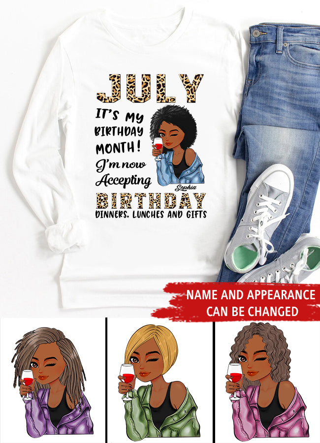 July Birthday Shirt, Custom Birthday Shirt, Queens Born In July, July Birthday Gifts, July Shirts For Woman