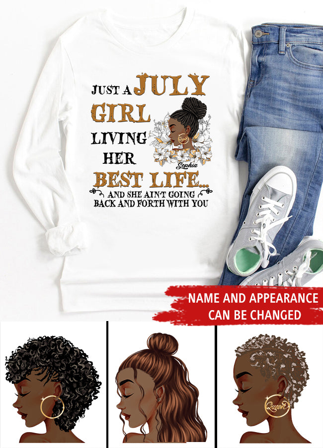 July Birthday Shirt, Custom Birthday Shirt, Queens Born In July, July Birthday Gifts, July Shirts For Woman