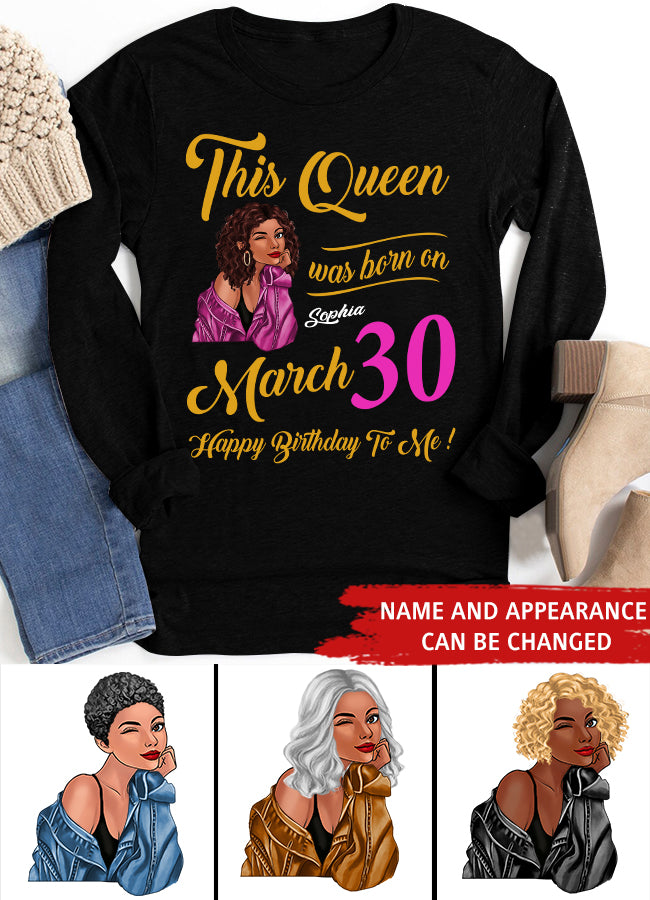 March Birthday Shirt, Custom Birthday Shirt, Queens Born In March, March Birthday Gifts, March shirts for Woman