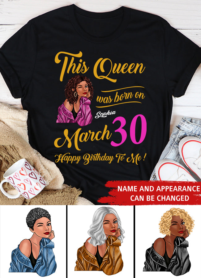 March Birthday Shirt, Custom Birthday Shirt, Queens Born In March, March Birthday Gifts, March shirts for Woman