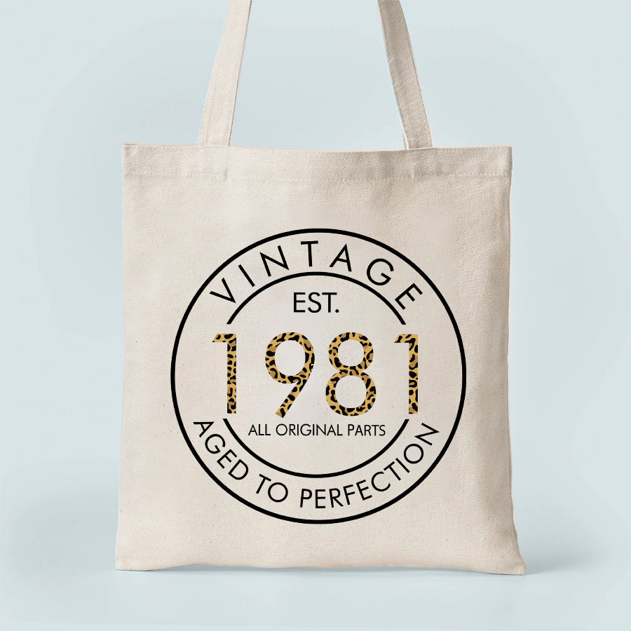 41st Birthday, Fabulous Since 1981 Turning 41 Birthday, Gifts For Women Turning 41, 41 And Fabulous Tote Bag - Birthday Gift For Her, Girl, Woman