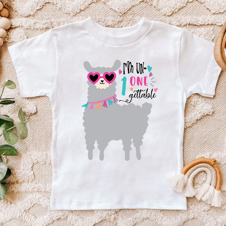 First Birthday Shirt, 1st Birthday Shirt, Llamas Birthday Shirt, One Birthday Shirt, 1st Birthday T Shirt, Baby Shirt