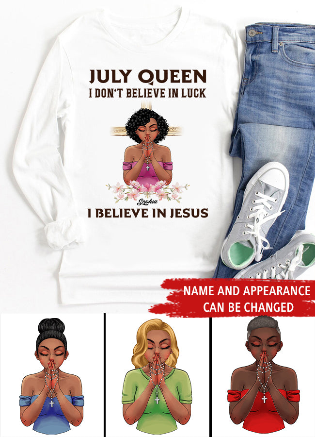 July Birthday Shirt, Custom Birthday Shirt, Queens Born In July, July Birthday Gifts, July Shirts For Woman