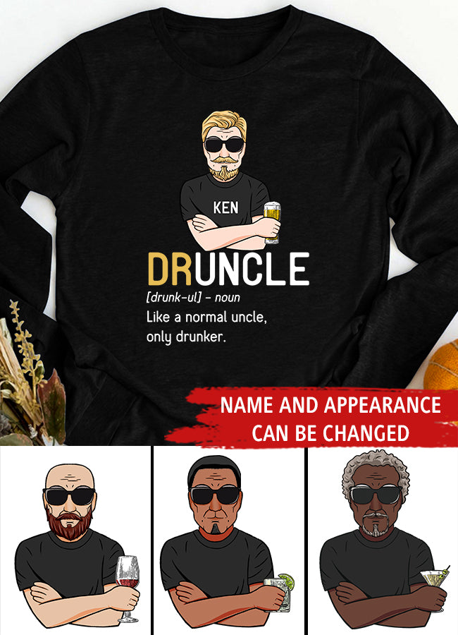 Uncle Shirt, Druncle Shirt, Uncle T Shirts, Custom T Shirt, Uncle And Niece Shirts, Uncle And Nephew Shirts, Uncle Gift, Gift Ideas For Uncle
