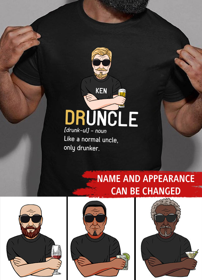 Uncle Shirt, Druncle Shirt, Uncle T Shirts, Custom T Shirt, Uncle And Niece Shirts, Uncle And Nephew Shirts, Uncle Gift, Gift Ideas For Uncle