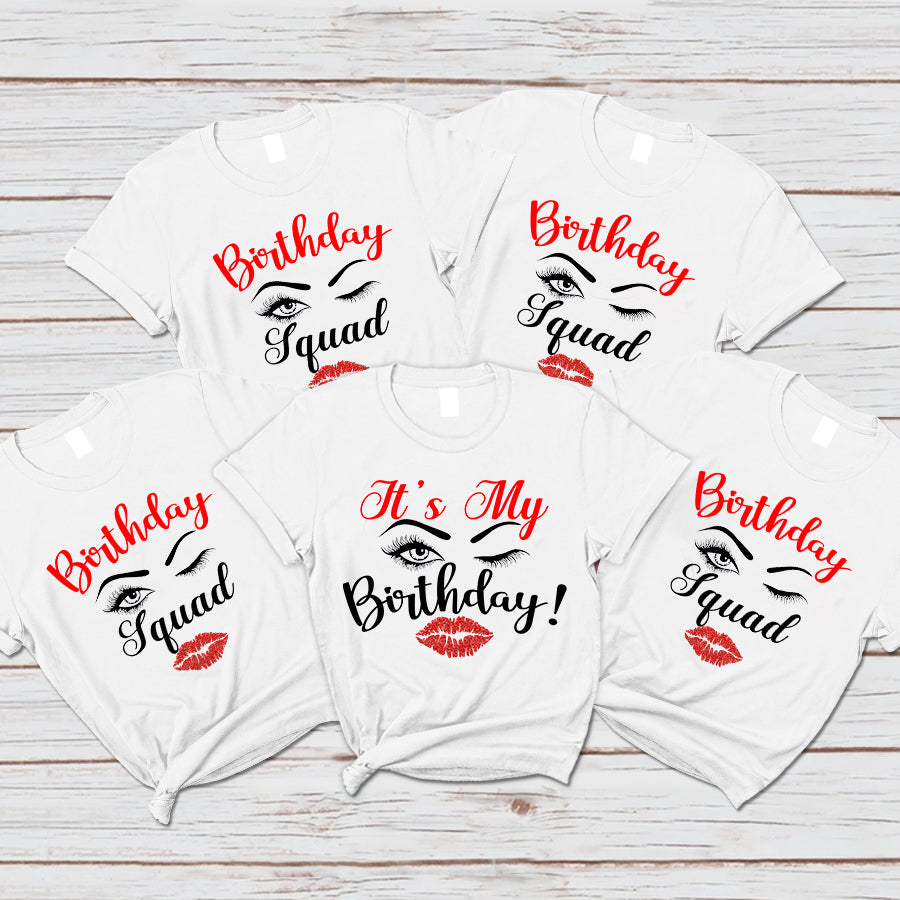 Birthday Squad Shirt, Birthday Squad Shirts For Friends, Birthday Queen Shirt, Birthday Squad Shirts For Family, Birthday Squad
