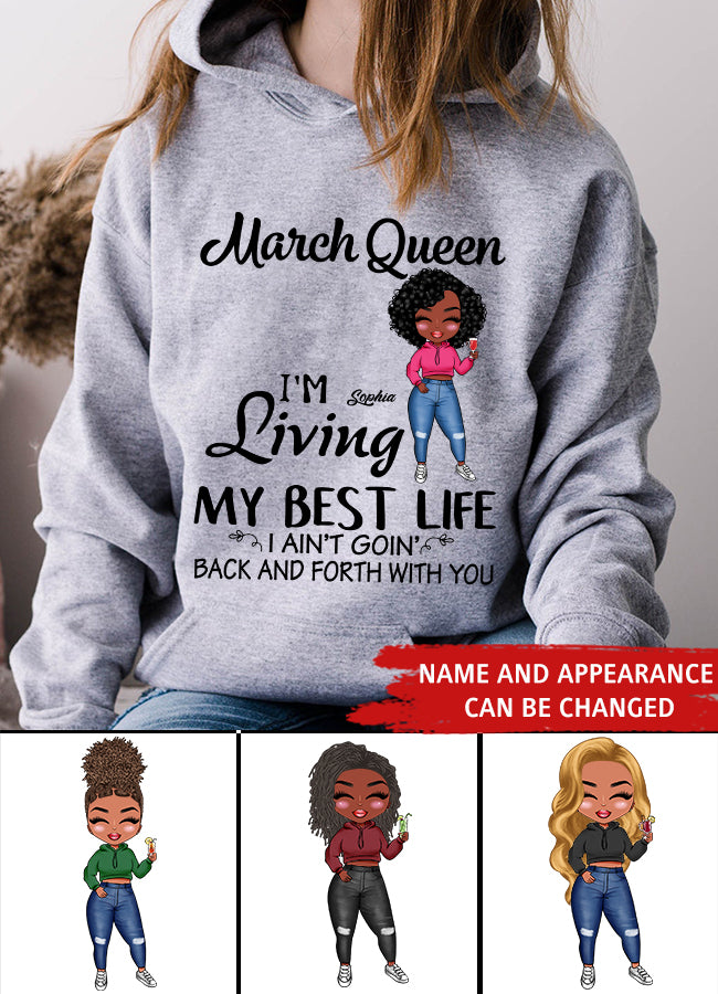 March Birthday Shirt, Custom Birthday Shirt, Queens Born In March, March Birthday Gifts, March shirts for Woman