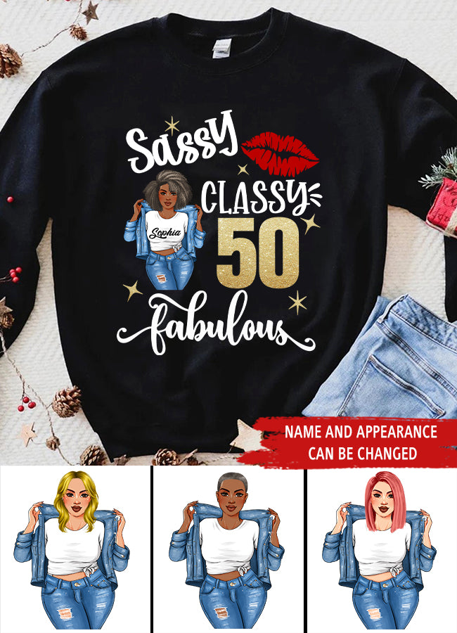 50th Birthday Shirts, Custom Birthday Shirts, Turning 50 Shirt for Women, Turning 50 and Fabulous Shirt, 1973 Shirt, Best Gifts for Women Turning 50.