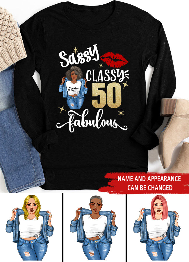 50th Birthday Shirts, Custom Birthday Shirts, Turning 50 Shirt for Women, Turning 50 and Fabulous Shirt, 1973 Shirt, Best Gifts for Women Turning 50.