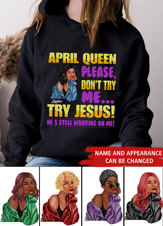 April Birthday Shirt, Custom Birthday Shirt, Queens Born In April, April Birthday Gifts, April shirts for Woman